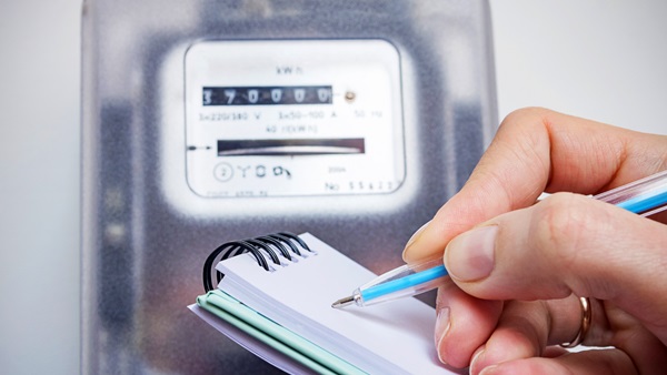 lecura del contador de la luz